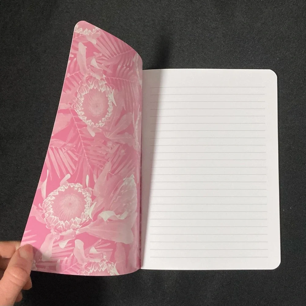 ⭐️ Studio Oh! Tropical Leaf Patterned Savage Notebook 80 Lined Pages